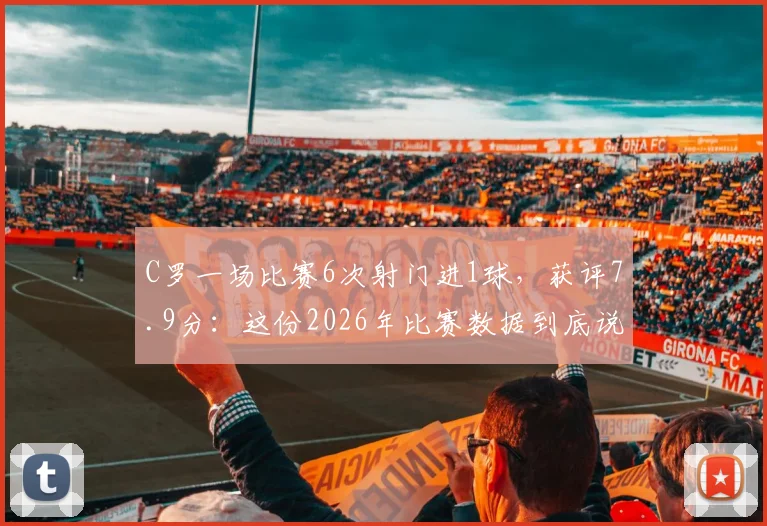 C罗一场比赛6次射门进1球,获评7.9分:这份2026年比赛数据到底说明了什么?